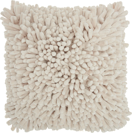 NOURISON HOME   20" x 20" Mina Victory Plush Ivory    - 798019068820