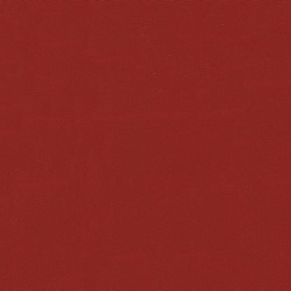 Solid red fabric swatch with fine woven texture, square shape for upholstery or crafts.