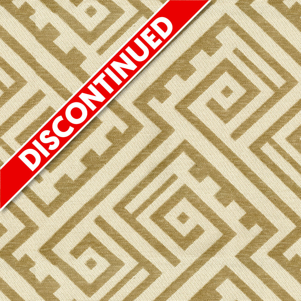 ABBEYSHEA Marathon Greek Key,Large Scale   Desiger Outlet Fabric - MARAT605