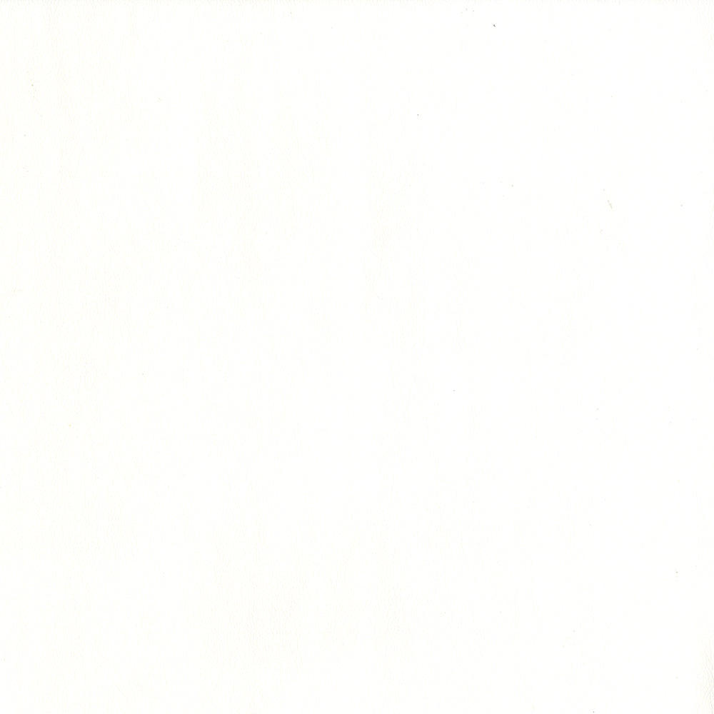 Mystic white textured fabric swatch on white background.