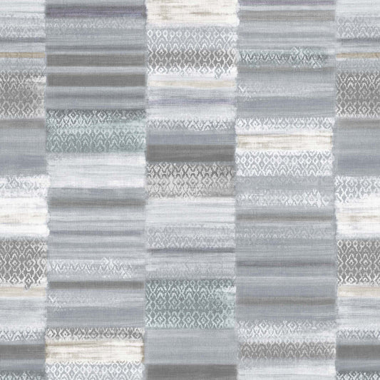 JF Fabrics -Wallpaper 10009 93 Wallpaper Silver,Gray  Vinyl,Mural,Width Extendable - 8280293 W8771