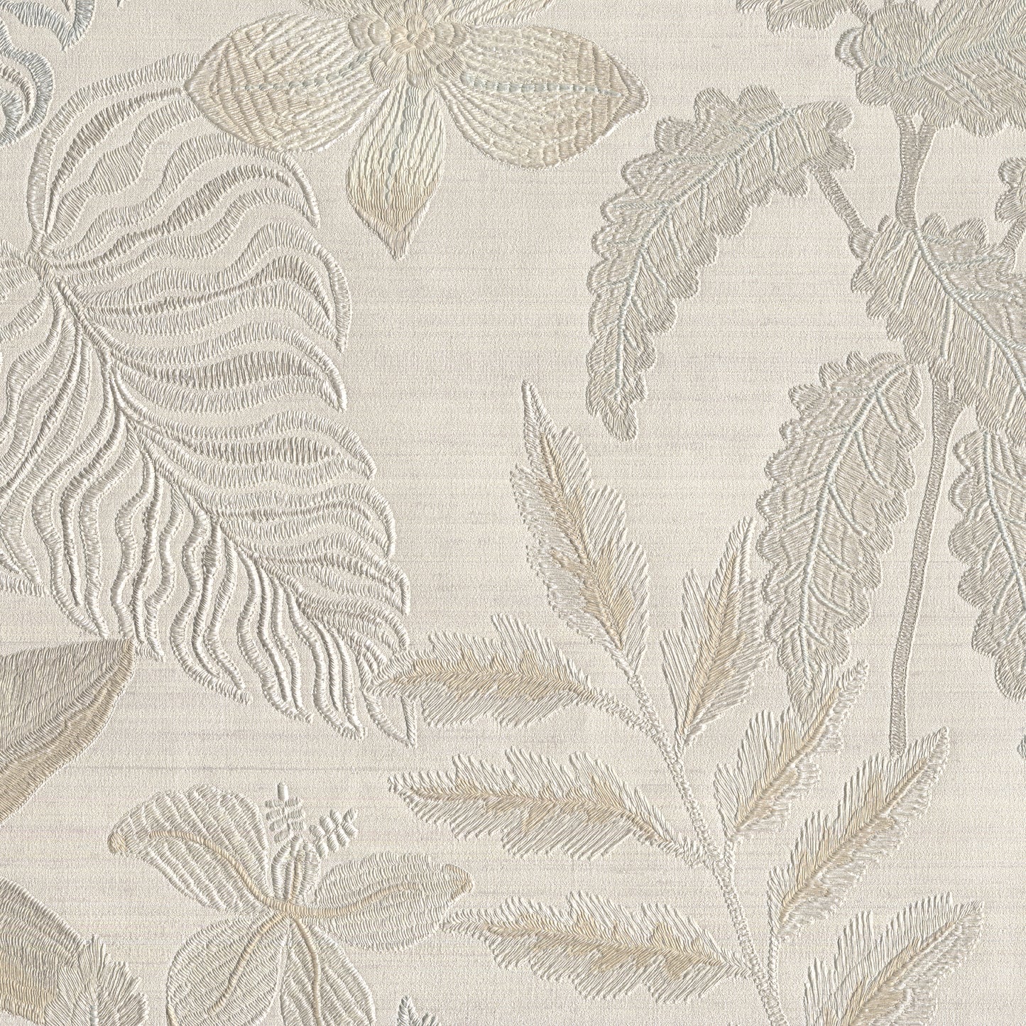 JF Fabrics -Wallpaper 10013 91 Wallpaper Beige, Blue  Vinyl - 9521791 W9581