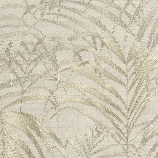 JF Fabrics -Wallpaper 10015 91 Wallpaper White, Grey, Beige  Vinyl - 9521991 W9581