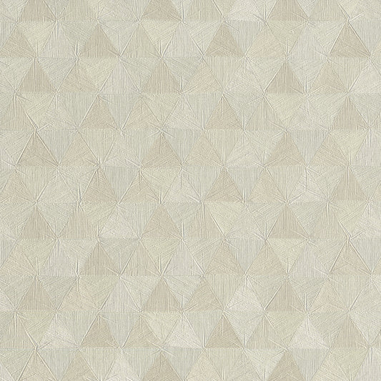 JF Fabrics -Wallpaper 10020 10 Wallpaper White, Beige  Vinyl - 9537110 W9581
