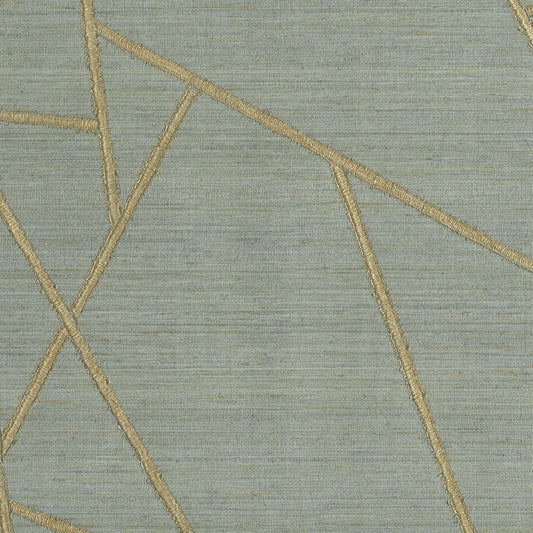 JF Fabrics -Wallpaper 10021 63 Wallpaper Blue  Vinyl - 9537263 W9581