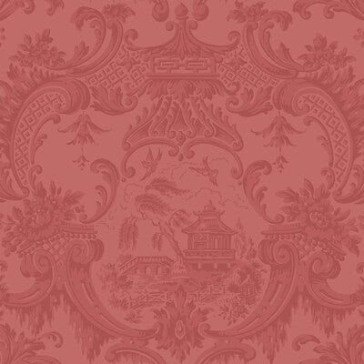 COLE & SON CHIPPENDALE CHINA PRINT--CHINOISERIE-GLOBAL RED   - 100/3015.CS.0