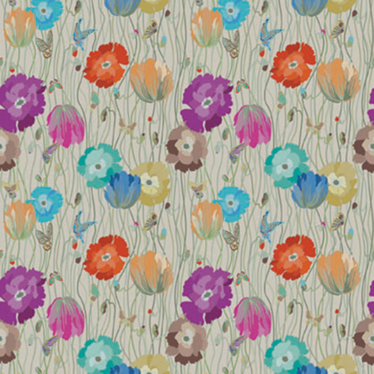 JF Fabrics -Wallpaper 10194 1 Wallpaper Pink,Red,Burgundy,Purple,Blue  Non-Woven, Mural, Width Extendable - 8284601 W8731