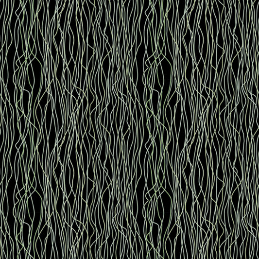 JF Fabrics -Wallpaper 10197 1 Wallpaper Black,Green  Non-Woven, Mural, Width Extendable - 8282501 W8731