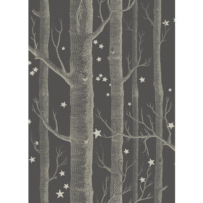 COLE & SON WOODS & STARS PRINT---NOVELTY CHARCOAL   - 103/11053.CS.0