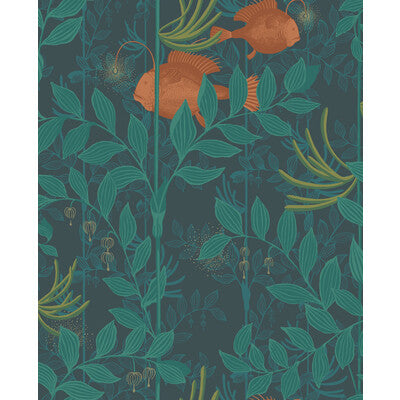 Cole & Son - Nautilus Dark Green (103/4019-CS) Wallpaper