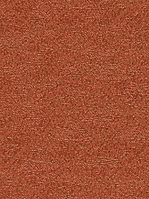 Rust-orange textured woven upholstery fabric with subtle diamond pattern; cozy tweed-like material for furniture or cushions.