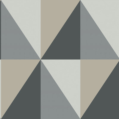 COLE & SON APEX GRAND PRINT--- GREY AND BLACK   - 105/10043.CS.0