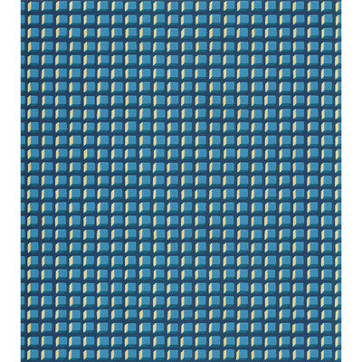 COLE & SON MOSAIC PRINT--- BLUE AND GOLD   - 105/3016.CS.0