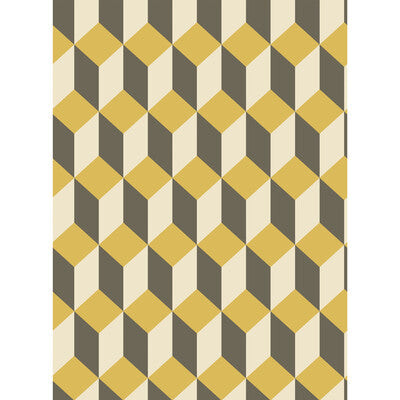 COLE & SON DELANO PRINT--- YELLOW AND BLACK   - 105/7032.CS.0