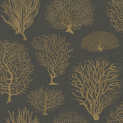 COLE & SON SEAFERN PRINT--- BLACK,GOLD,   - 107/2006.CS.0