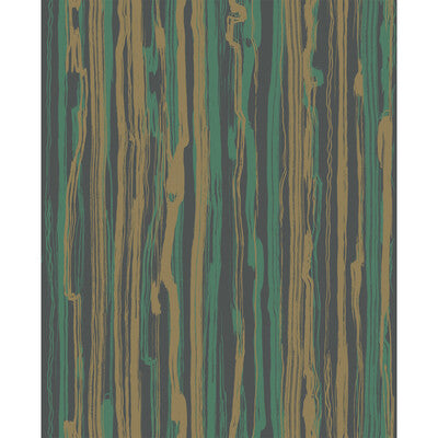 COLE & SON STRAND PRINT--- TEAL,GOLD,BLACK   - 107/7036.CS.0