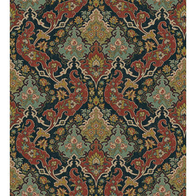 COLE & SON PUSHKIN PRINT--- MULTI,RED,BLACK   - 108/8040.CS.0