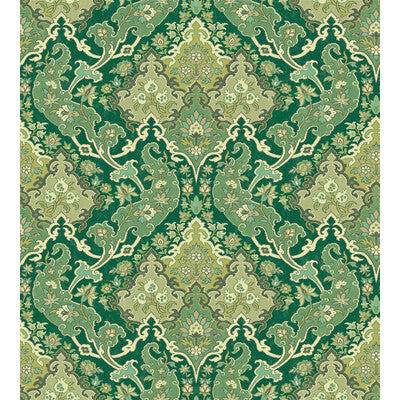 COLE & SON PUSHKIN PRINT--- MULTI,GREEN,   - 108/8041.CS.0