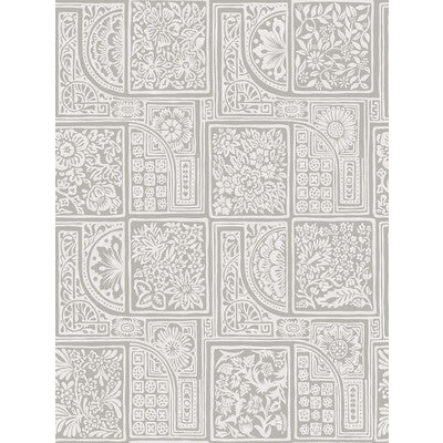 COLE & SON BELLINI PRINT--- LIGHT GREY,GREY,   - 108/9047.CS.0