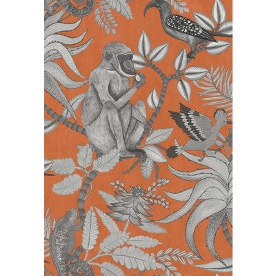 COLE & SON SAVUTI PRINT--- ORANGE,,   - 109/1001.CS.0