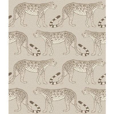 COLE & SON LEOPARD WALK PRINT--- GREY,TAUPE,   - 109/2012.CS.0