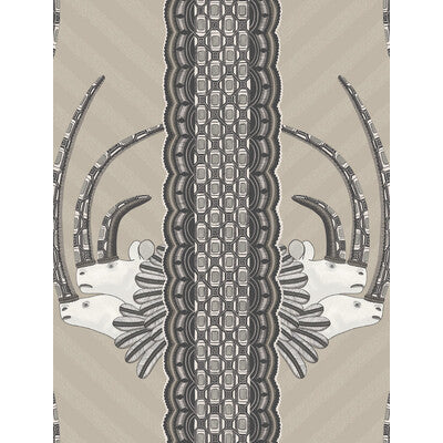 COLE & SON JABU PRINT--- TAUPE,CHARCOAL,   - 109/3013.CS.0