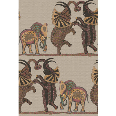 COLE & SON SAFARI DANCE PRINT--- MULTI,BEIGE,RED   - 109/8038.CS.0