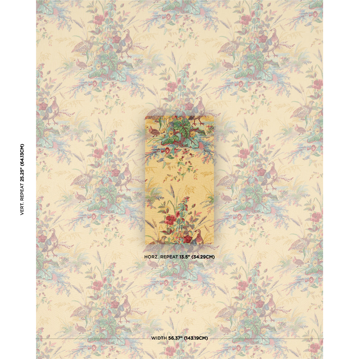 SCHUMACHER  A COUNTRY LIFE QUAIL MEADOW PRINTS PRINTS SPRING   - 1106015