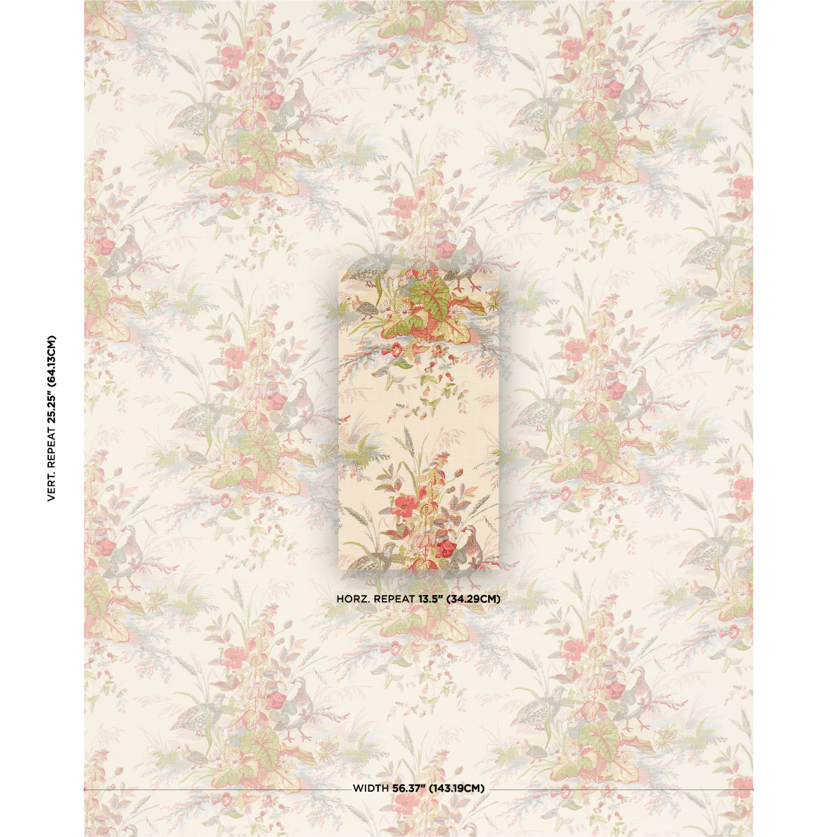 SCHUMACHER  A COUNTRY LIFE QUAIL MEADOW PRINTS PRINTS WINTER   - 1106021