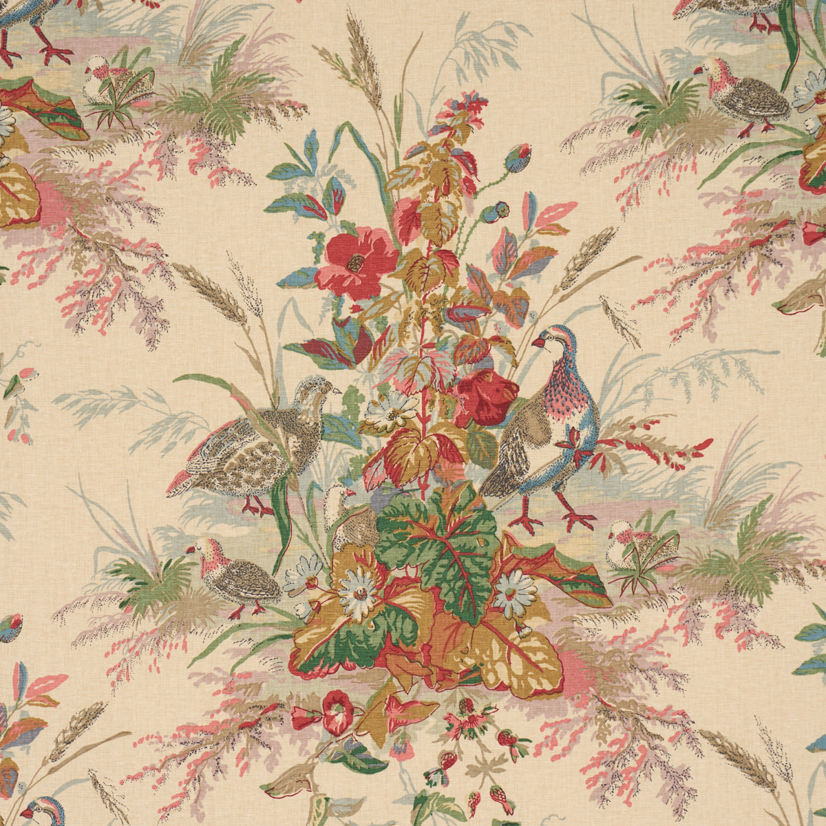 SCHUMACHER  A COUNTRY LIFE QUAIL MEADOW PRINTS PRINTS SUMMER   - 1106032