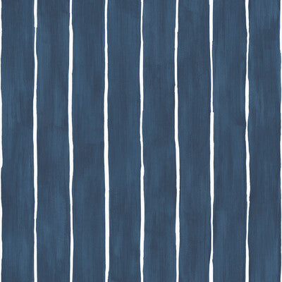 COLE & SON MARQUEE STRIPE PRINT--- INDIGO,DARK BLUE,   - 110/2007.CS.0