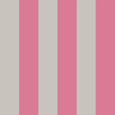 COLE & SON GLASTONBURY STR PRINT---STRIPES PINK+LINEN   - 110/6031.CS.0