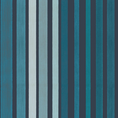 COLE & SON CAROUSEL STRIPE PRINT--- MULTI,BLUE,INDIGO   - 110/9042.CS.0