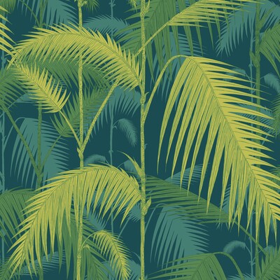 COLE & SON PALM JUNGLE ---BOTANICAL & FLORAL MULTI,DARK BLUE,CHARTREUSE   - 112/1002.CS.0