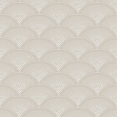 COLE & SON FEATHER FAN PRINT--DOTS-GEOMETRIC TAUPE,NEUTRAL,   - 112/10034.CS.0