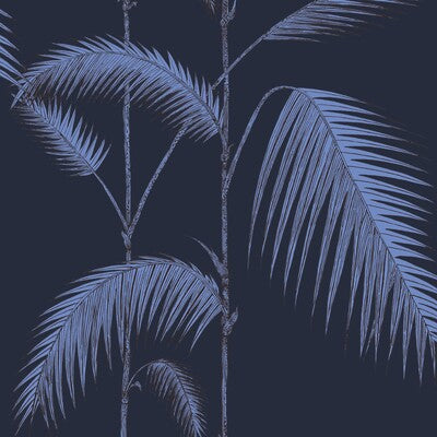 COLE & SON PALM LEAVES PRINT--BOTANICAL & FLORAL-TROPICAL MULTI,DARK BLUE,PURPLE   - 112/2008.CS.0