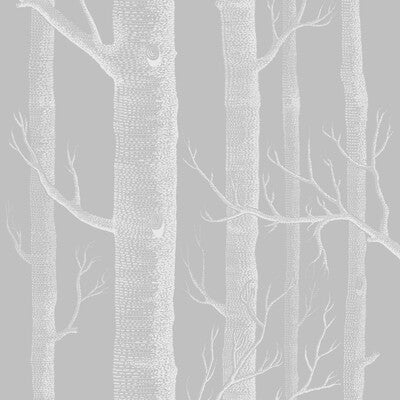 Cole & Son - Woods Grey/White (112/3012-CS) Wallpaper