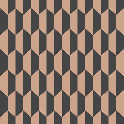 COLE & SON PETITE TILE PRINT--MODERN-GEOMETRIC MULTI,BLACK,BRONZE   - 112/5022.CS.0