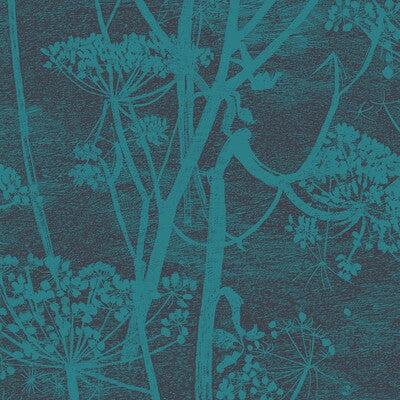 COLE & SON COW PARSLEY ---BOTANICAL & FLORAL TEAL,TEAL,   - 112/8030.CS.0