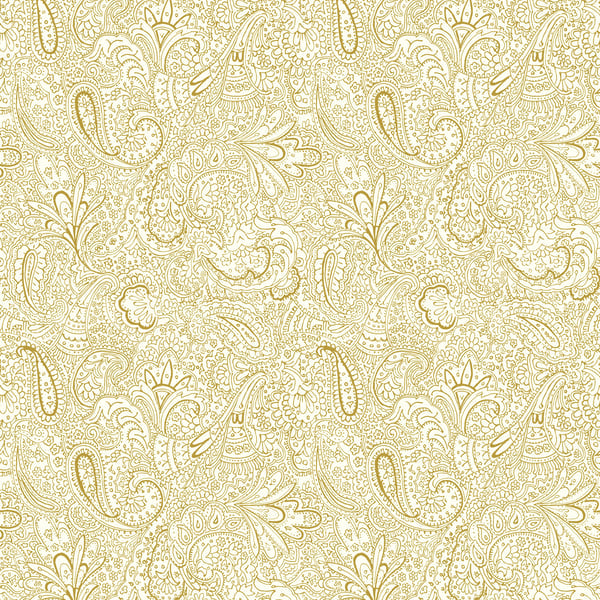 Galerie Wallcoverings Elegance Paisley Galerie Wallcoverings  Gold   - 11301