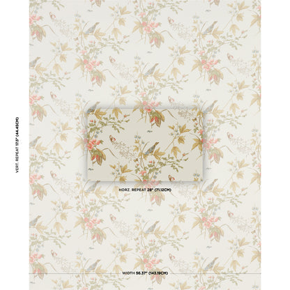 SCHUMACHER  CLASSIC PRINTS EARLY SPRING PRINTS PRINTS AQUA   - 1137034