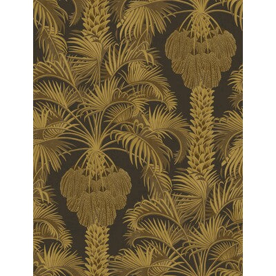 COLE & SON HOLLYWOOD PALM ---BOTANICAL & FLORAL GOLD,BLACK,METALLIC   - 113/1001.CS.0