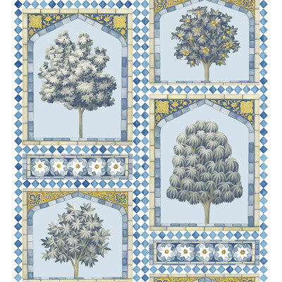 COLE & SON SULTAN'S PALACE PRINT--- MULTI,BLUE,ORANGE   - 113/10029.CS.0