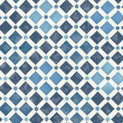 COLE & SON ZELLIGE PRINT--- BLUE,BLUE,   - 113/11032.CS.0