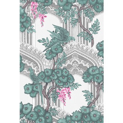 COLE & SON BABYLON PRINT--- MULTI,TEAL,PINK   - 113/13039.CS.0