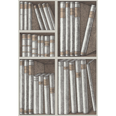 COLE & SON EX LIBRIS PRINT--- STONE/LINEN   - 114/15029.CS.0