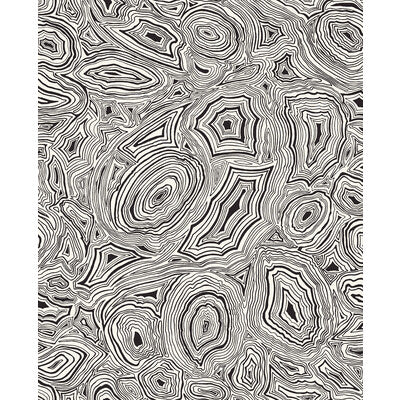 COLE & SON MALACHITE PRINT--- BLACK,WHITE,   - 114/17036.CS.0