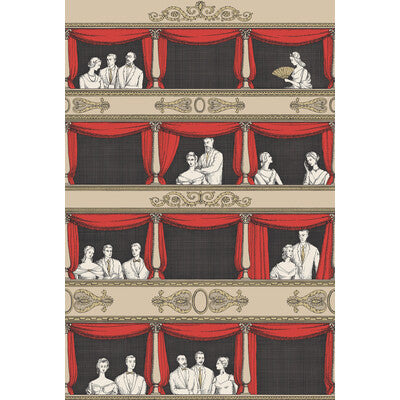 COLE & SON TEATRO PRINT--- MULTI,RED,BEIGE   - 114/18037.CS.0