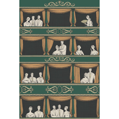 COLE & SON TEATRO PRINT--- MULTI,GREEN,GOLD   - 114/4009.CS.0