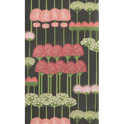 COLE & SON ALLIUM PRINT--- MULTI,CORAL,BLACK   - 115/12037.CS.0